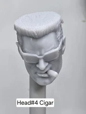 3d Print NUCLEAR DUKE HEAD#4 1:12 6" GI Joe Classified/Marvel Legends 