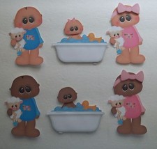 3D - U Pick - BTH2 Baby Girl Boy Bath Teeth Potty Scrapbook Card Embellishment