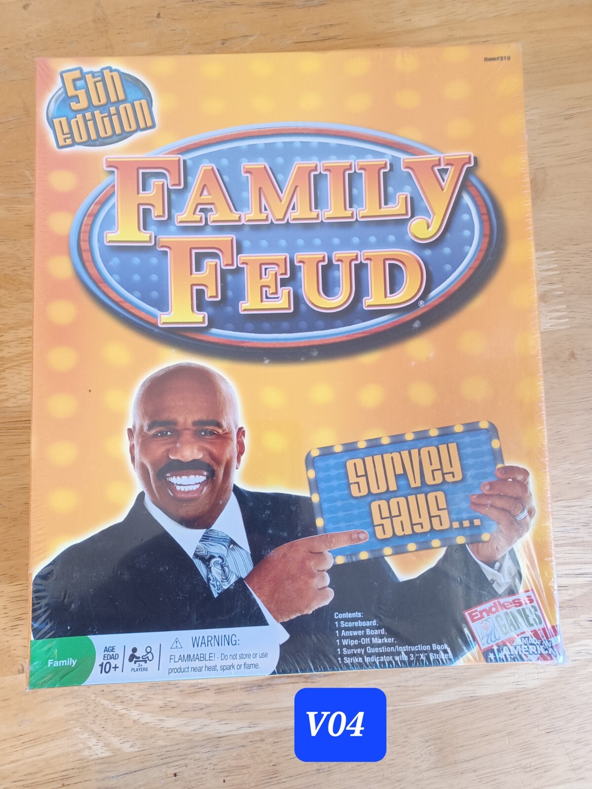 FAMILY FEUD Board Game New Steve Harvey 5th Edition the box is a bit  crushed | eBay
