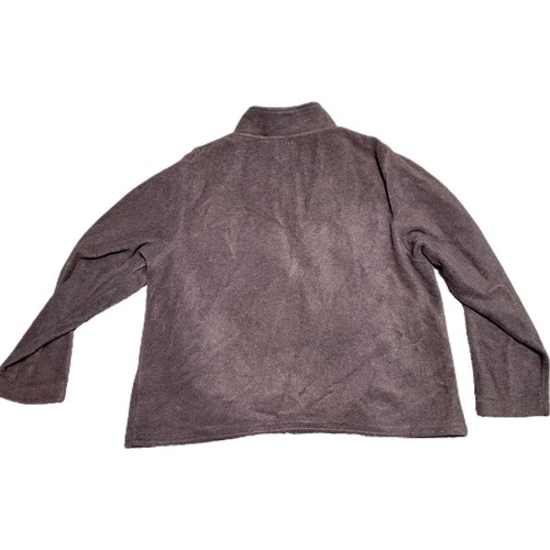 Carolyn Taylor By Design Brown Fleece Zip Up Womens XL - Picture 2 of 7