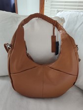 Tano Light Brown Leather New With Tags Purse