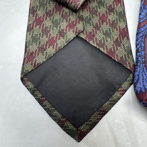 2 Vintage Colours By Alexander Julian Neckties Neck Ties Paisley And Patterned - Picture 9 of 9