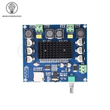 XH-A105 Bluetooth 5.0 TDA7498 Placa Amplificador Digital Módulo AMP Estéreo 2x100W