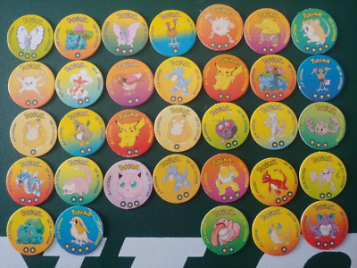 海外版 Pokémon Tazos/WOTC 1999−2000  5枚 GIANT TAZOS POKEMON 1 Gen KANTO Full Set 151/151 ARGENTINA 1999