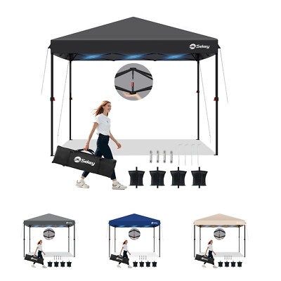Sekey Pavillon 3x3m Faltpavillon Wasserdicht Garten Partyzelt mit 4 Sandsäcken