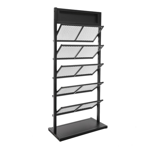 5-tier Sample Display Rack Trade Show Displays Freestanding Rack Organizer Stand - Picture 4 of 14