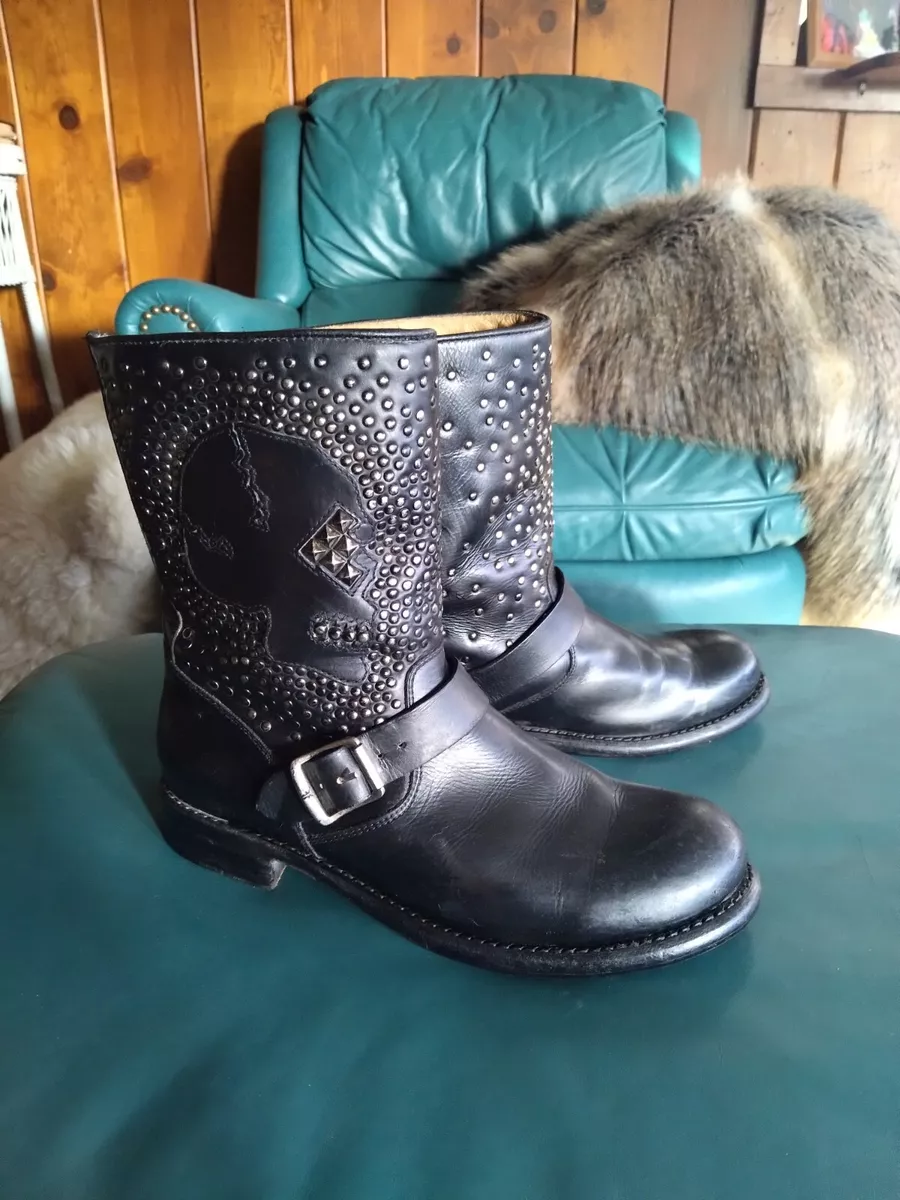 Frye studded clearance boots