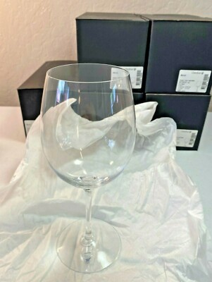 NEW Set of 6- Orrefors Crystal Wine Glasses 60 cl Erika Lagerbielke 