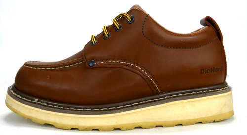 Leather Oxford Steel Shank Work Shoe | eBay