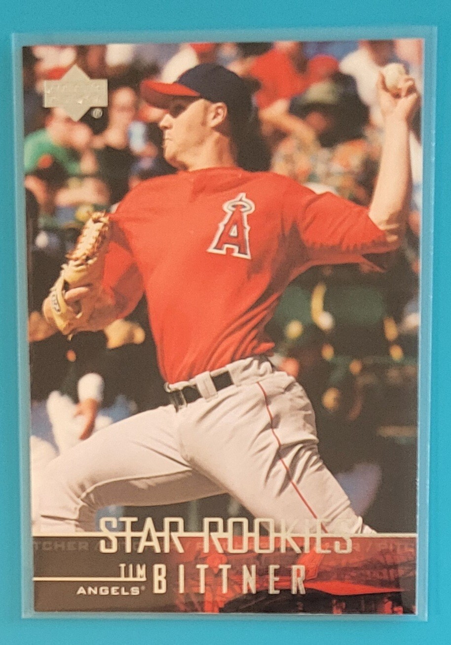 2004 Upper Deck Star Rookies #482 Tim Bittner Anaheim Angels Baseball Card 
