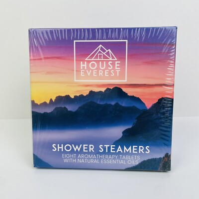 House Everest Shower Steamers 8 Aromatherapy Tablets With Natural Essential Oils