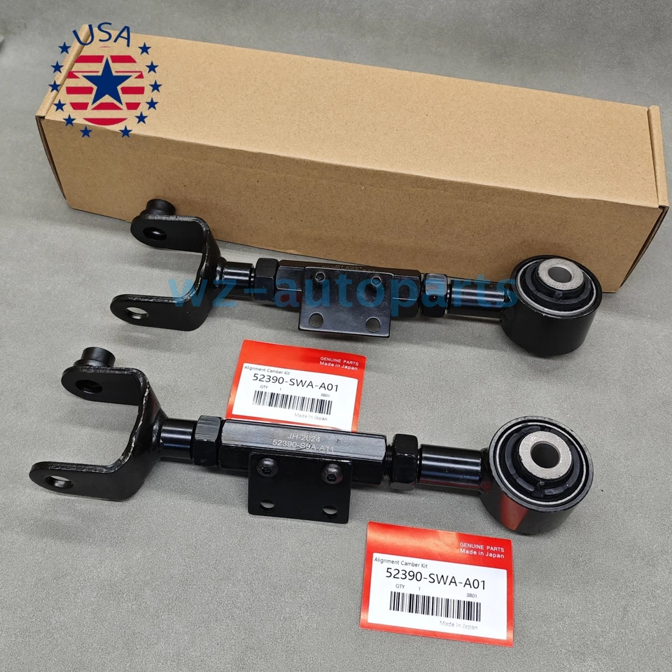New 2x Adjustable Rear Alignment Camber Arm Upper Arm Fits Honda CR-V 2007-16 Foto 4 de 4