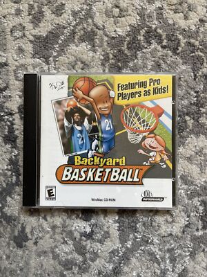 Backyard Basketball Windows Mac 2001 CD Rom Computer software Sports Video Game 