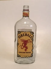 Fireball Whiskey Liquor Bottle 750ml Bong Waterpipe Bubbler Free Shipping