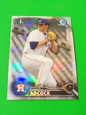 Brett Adcock 2016 Bowman Chrome Draft Refractor ,#BDC-49 , Houston Astros