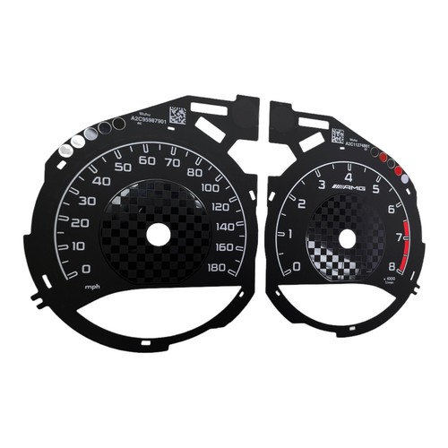 Mercedes-Benz AMG C, GLC, W205, W253 - OEM Speedometer dials MPH Gauges - Picture 1 of 5