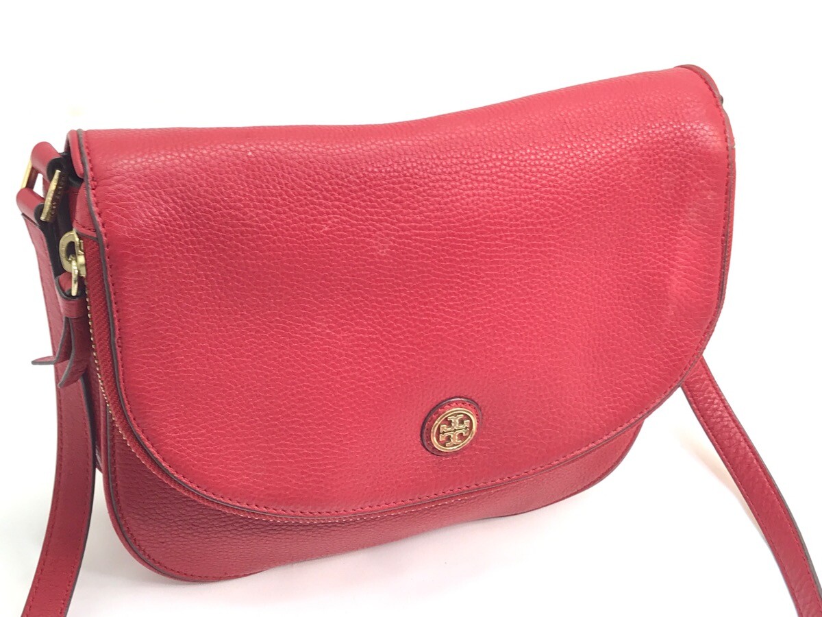 TORY BURCH RED CROSSBODY BAG FLAP ZIP MAGNETIC CLOSURE TORY BURCH RED CROSSBODY BAG FLAP ZIP MAGNETIC CLOSURE