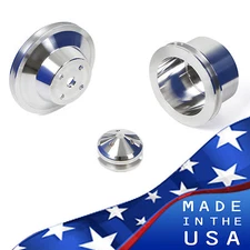 Billet Aluminum Big Block Chevy V-Belt Kit 396 427 454 LWP BBC Alternator Only