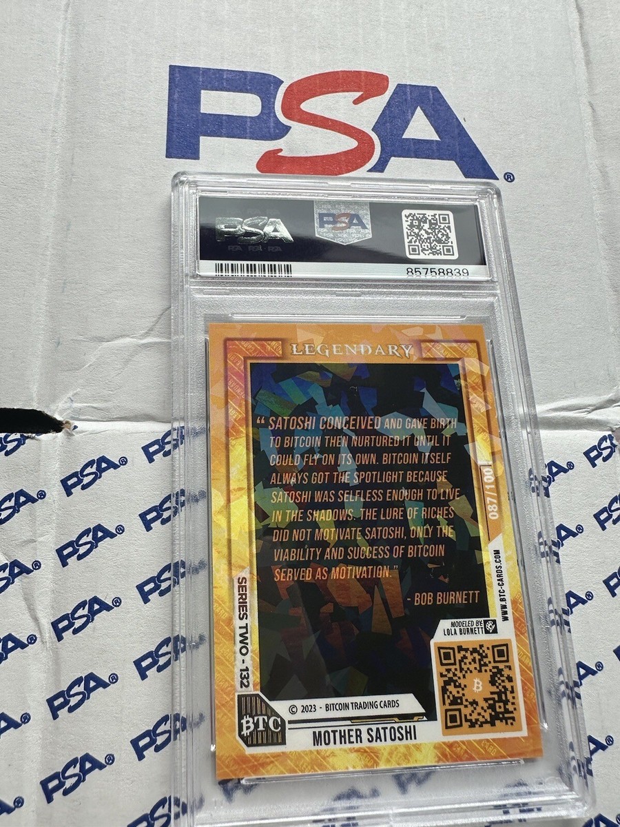 2023 Bitcoin Trading Cards Series 2 Mother Satoshi #132 Legendary