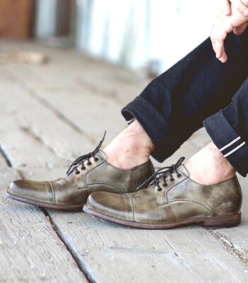Bed Stu Cap Toe Derby - Men’s 8.5 BED STU, Mens Cobbler Series Black Cap-toe Derby Dress Shoes  main image 2