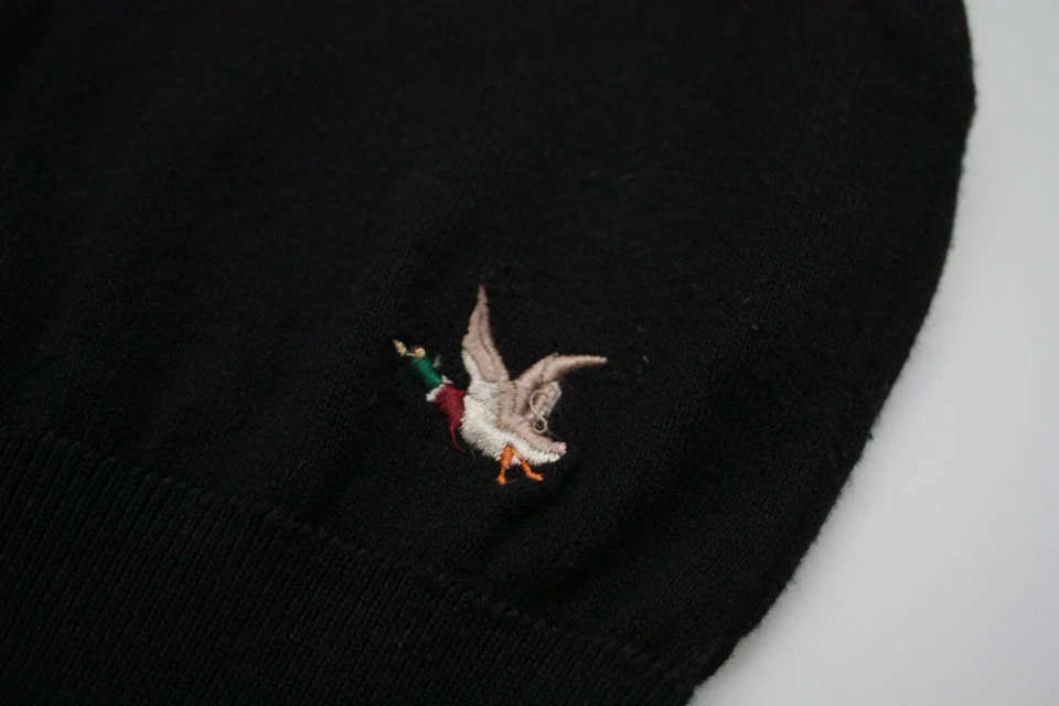 Chevignanon Pull V-TOGS Black V-Neck Sweater Large Men's - Image 4 of 4