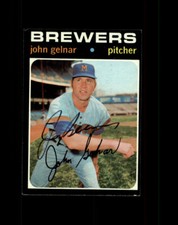 John Gelnar Signed 1971 Topps #604 IN PERSON AUTOGRAPH