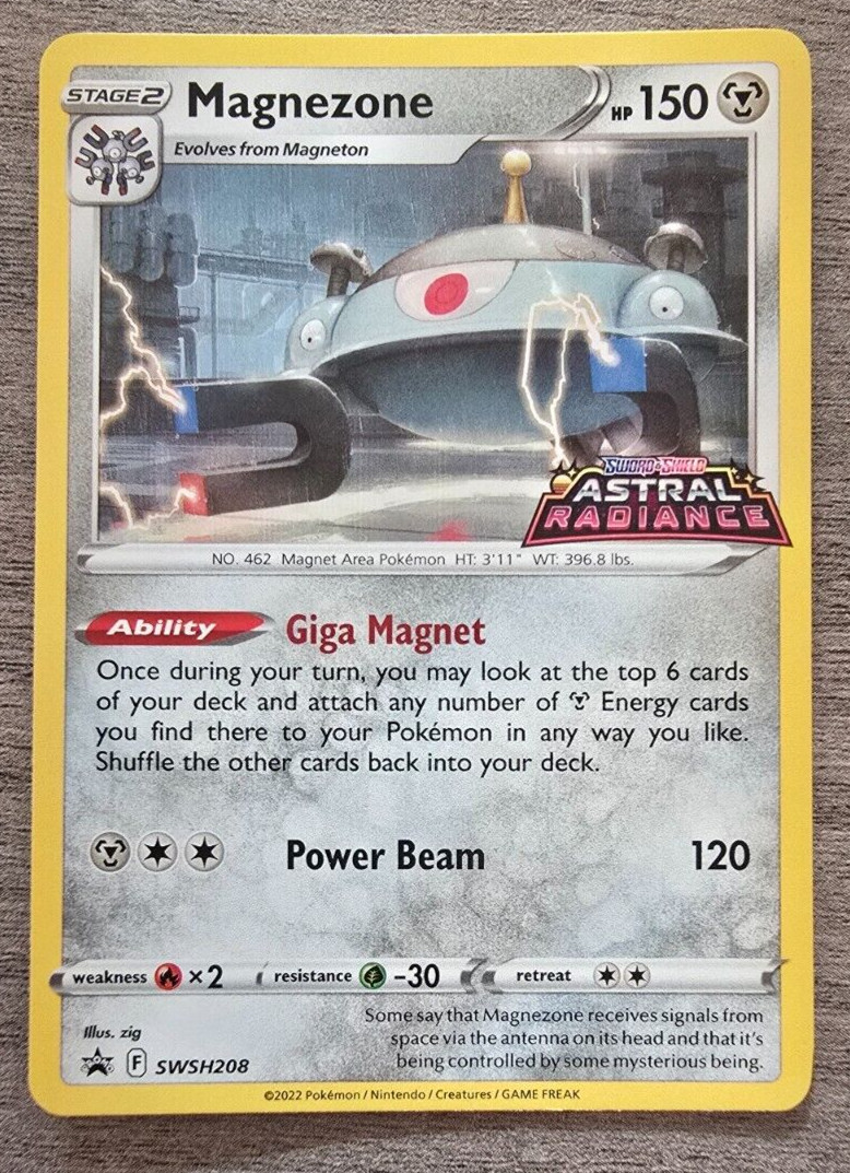 Magnezone (Promo-Stamped) SWSH208 Astral Radiance Pokemon Near Mint