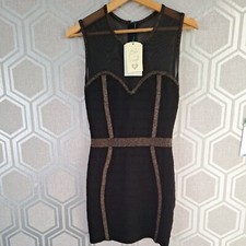Beautiful Black And Gold Dress size small 