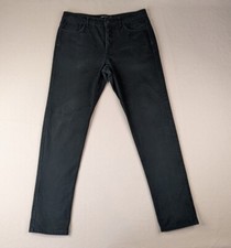 Alexander Wang Button Fly Jeans Adult 32x31 Denim Black*