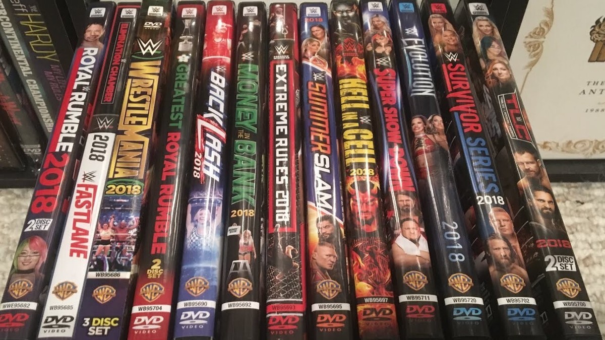 Various WWE 2018 PPV Wrestling DVD | WWF FREEPOST | eBay UK