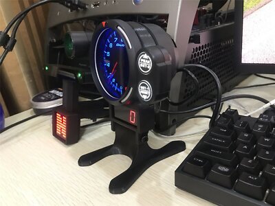12V RPM Tachometer w/ Speed for PC GAME Simulated Racing Game Meter Logitech G29