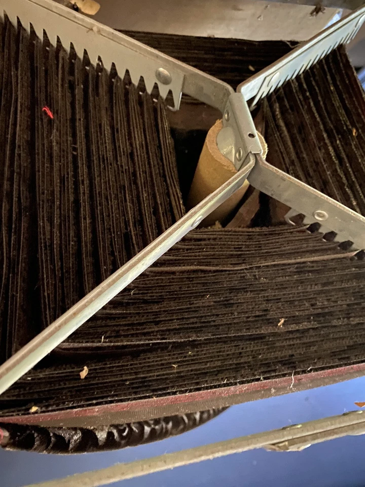 NEW JB MARTIN NEVADA PLUSH BLACK ROSE VELVET UPHOLSTERY FABRIC FRAMED SPOOL - Image 4 of 4