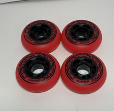 AOWISH 4Pack Inline Skate Wheels Outdoor Red Performance 68mm 85a