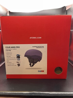 Atomic Four Amid Pro Ski Helmet - Small Purple AN5006424S
