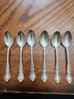 Georgian Rose by Reed & Barton Sterling Silver Demitasse Spoon 4 1/4" Lot of 6