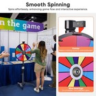 WinSpin 24" 3in1 Prize Wheel with Mobile Base Custom Center Trade Show Market — photo 6