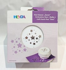 Heyda 'All-Over the Page' Flexi Craft Punch - Stars Design 4cm