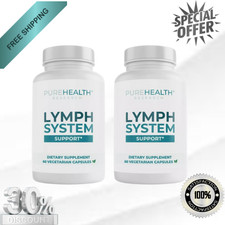 PureHealth Research Lymph System-Reduce Swelling Lymphatic Supplement, Pack of 2