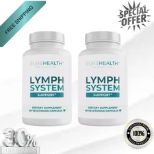 PureHealth Research Lymph System-Reduce Swelling Lymphatic Supplement, Pack of 2