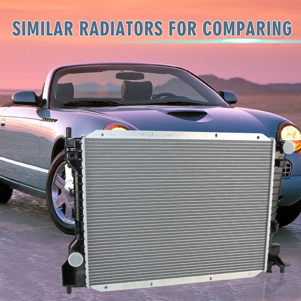 13148 Aluminum Radiator For 2003-07 Jaguar S-Type 3.0L 2009-11 XF 05-09 XJ8 4.2L Foto 2 de 4