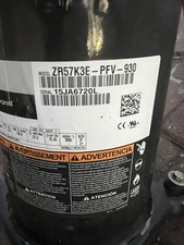COPELAND SCROLL COMPRESSOR  Model  ZR57K3E - PFV-930 Year 2015- 220v  single ph 