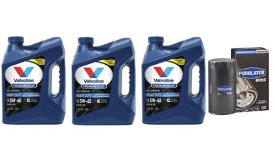 Valvoline Premium Blue 5.9/6.7L Cummins Oil Change Kit, 5W-40 Synthetic