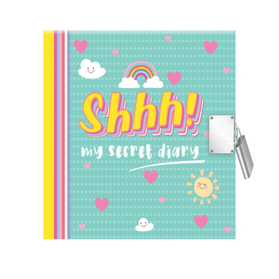 ANKER INTERNATIONAL My Secret Diary with Padlock and Keys - Christmas Stocking Filler - Shhh!