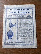 1947/48 Tottenham / Spurs v Bradford Park Avenue - Division 2 - Early post war