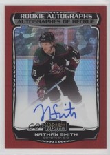 2022-23 O-Pee-Chee Platinum Rookie Red Prism 33/50 Nathan Smith #R-NS Auto q2c