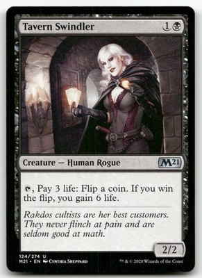 Tavern Swindler #124 (NM) Core Set 2021 M21 Magic MTG
