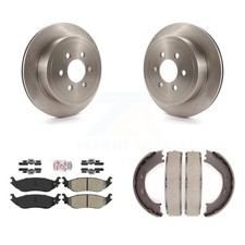 Transit Auto K8A-108565 Brake Disc and Pad Kit Rear for Dodge Durango 2003