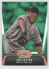 2012 Bowman Platinum Green Jon Lester #70 0c4
