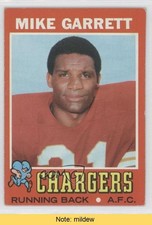 1971 Topps Mike Garrett (Wearing Kansas City Chiefs Jersey) #119 READ d7x