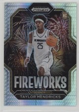 2023-24 Panini Prizm Draft Picks Fireworks Hyper Prizm Taylor Hendricks #2 18q6